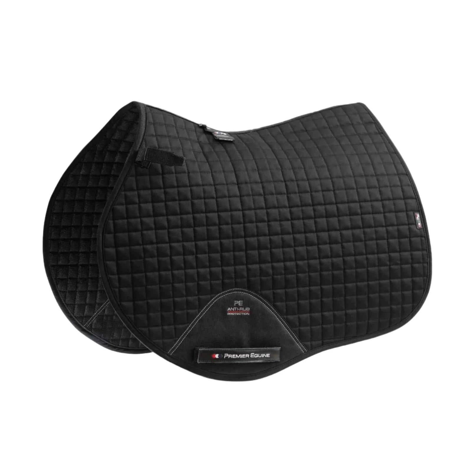 Premier Equine Close Contact Cotton GP/Jump Saddle Pad Black