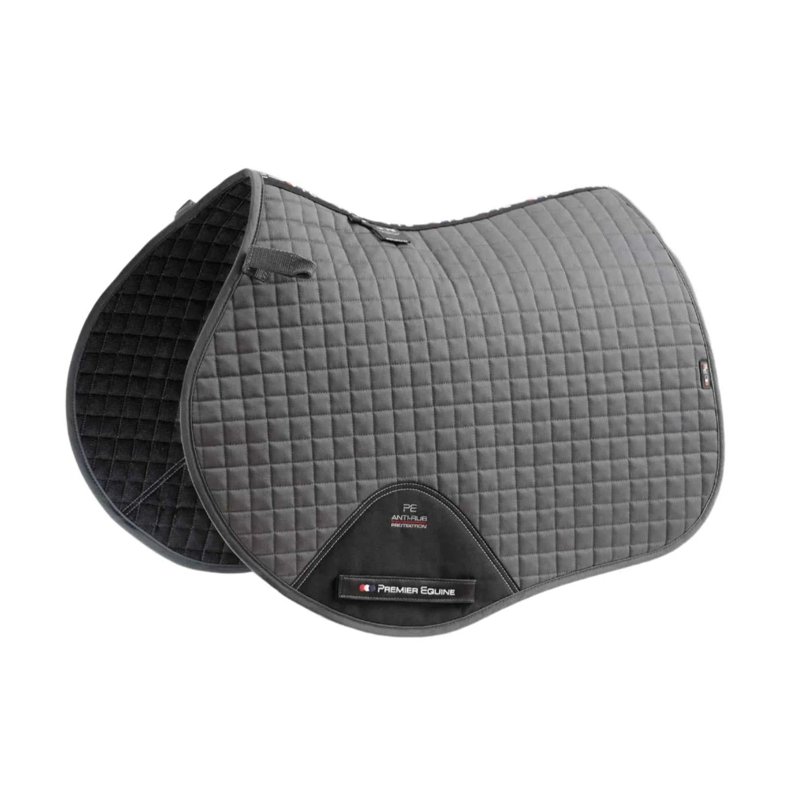 Premier Equine Close Contact Cotton GP/Jump Saddle Pad Grey