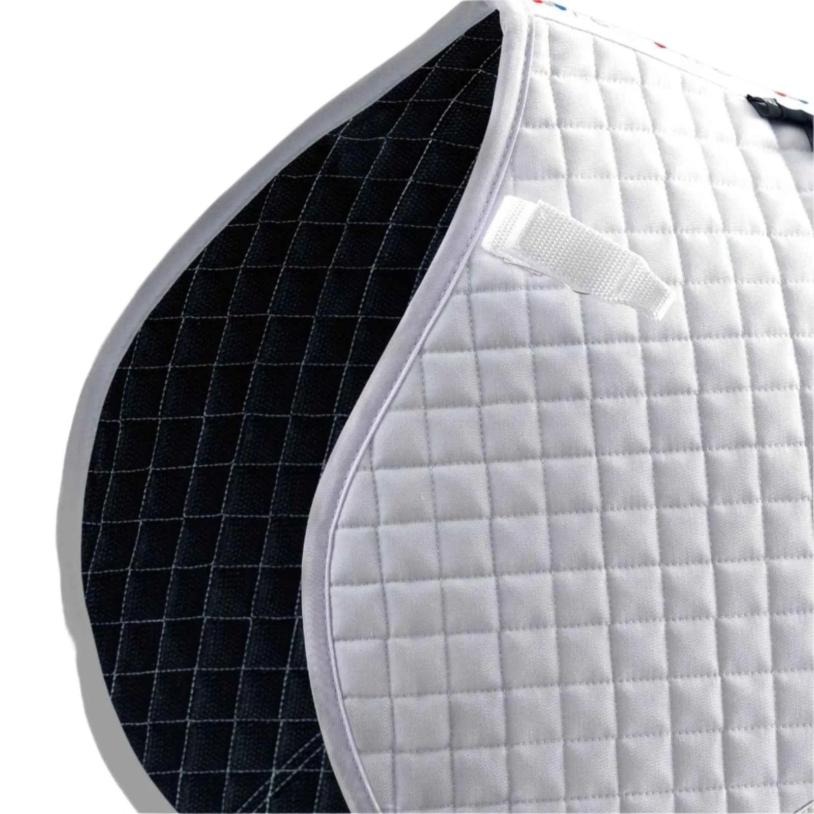 Premier Equine Close Contact Cotton GP/Jump Saddle Pad White