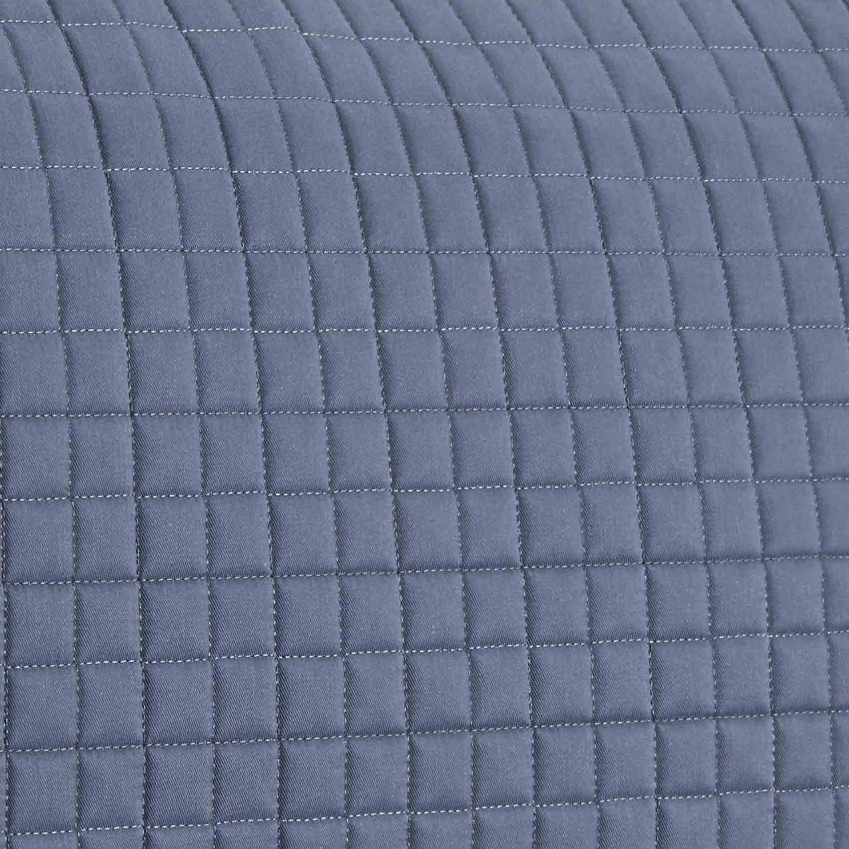 Grey Cotton Dressage Saddle Pad - Close Contact Design | Equiflair