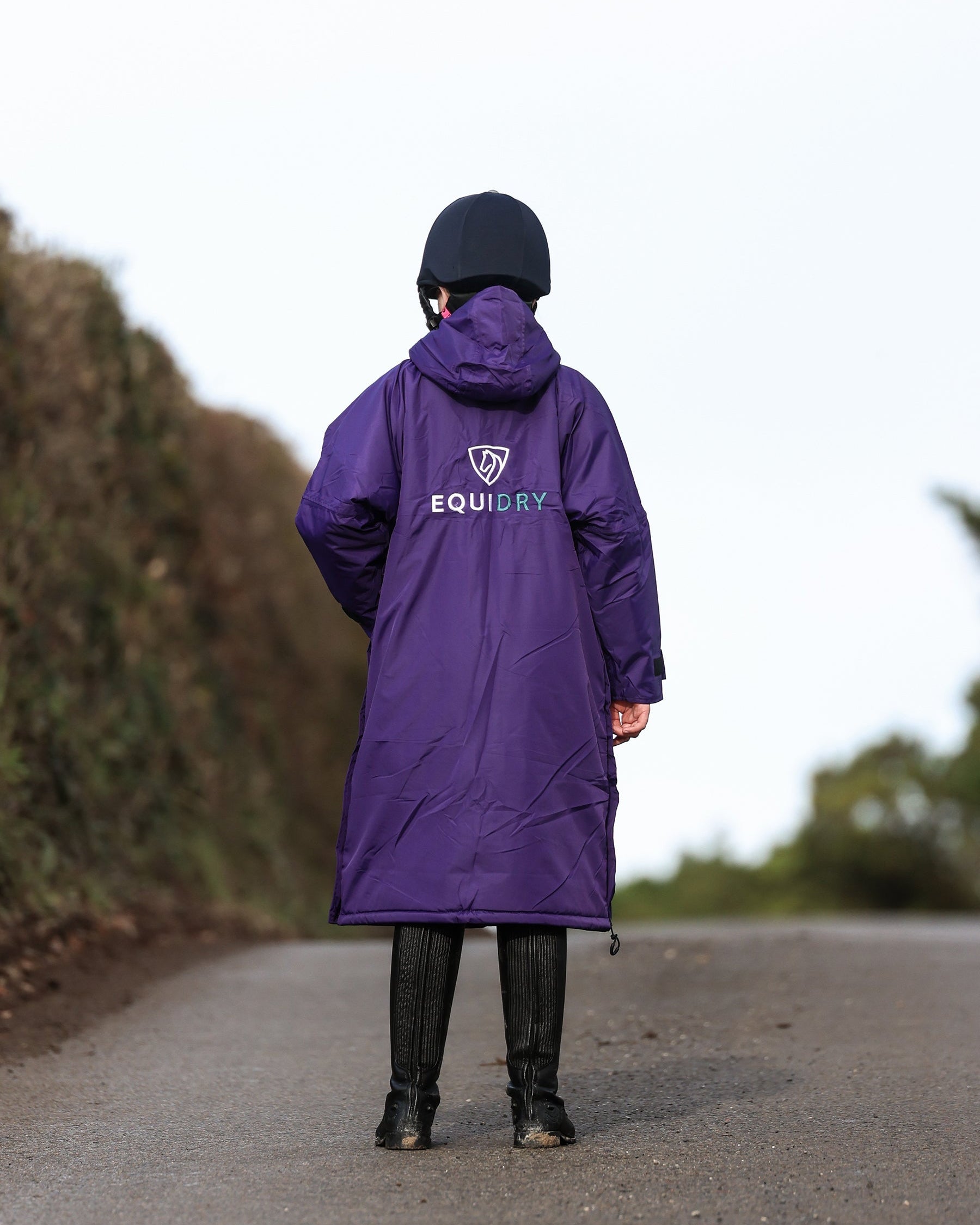 EQUIDRY Evolution Children's Thick Fleece Purple/Teal