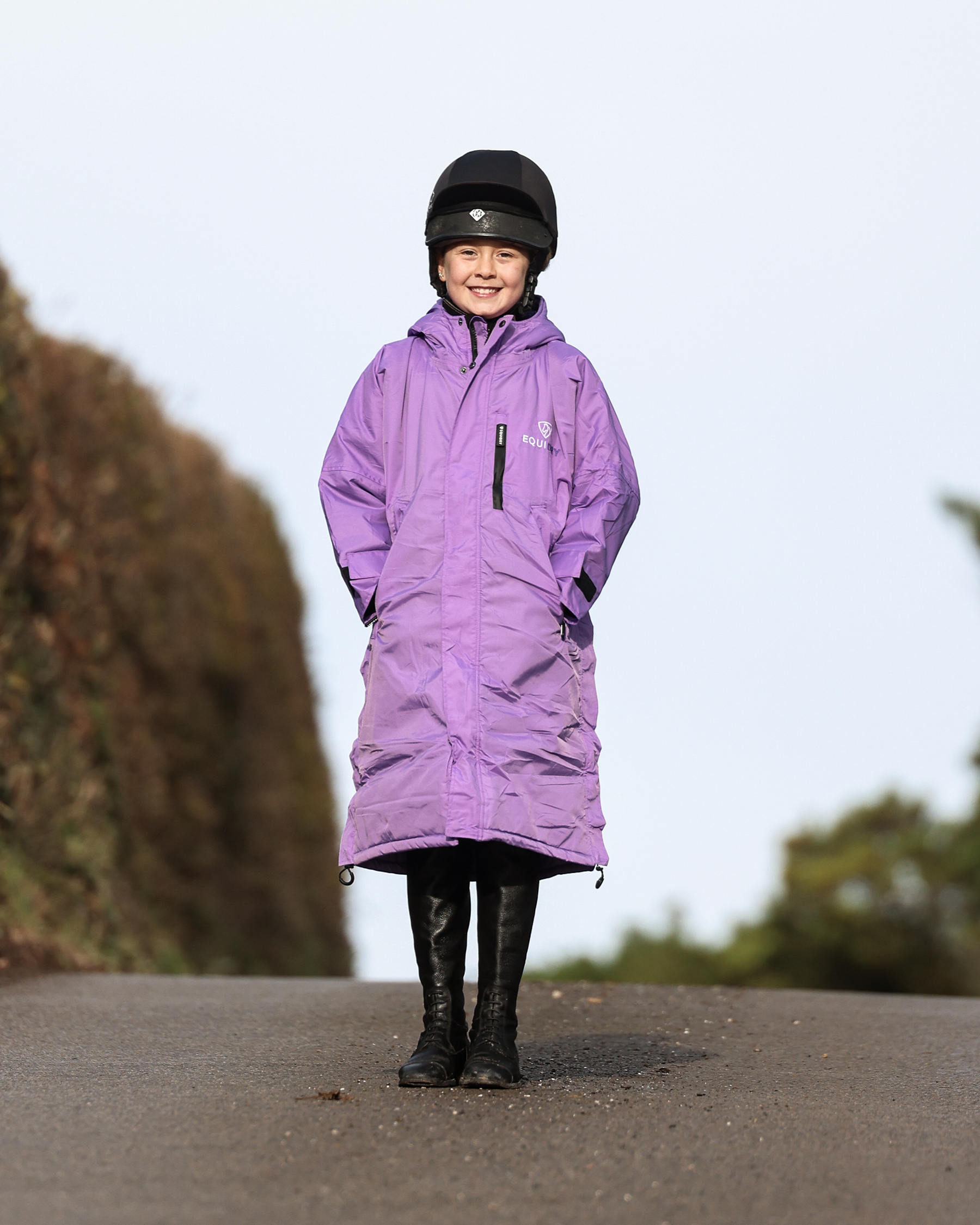 EQUIDRY Evolution Children's Thick Fleece Violet/Purple