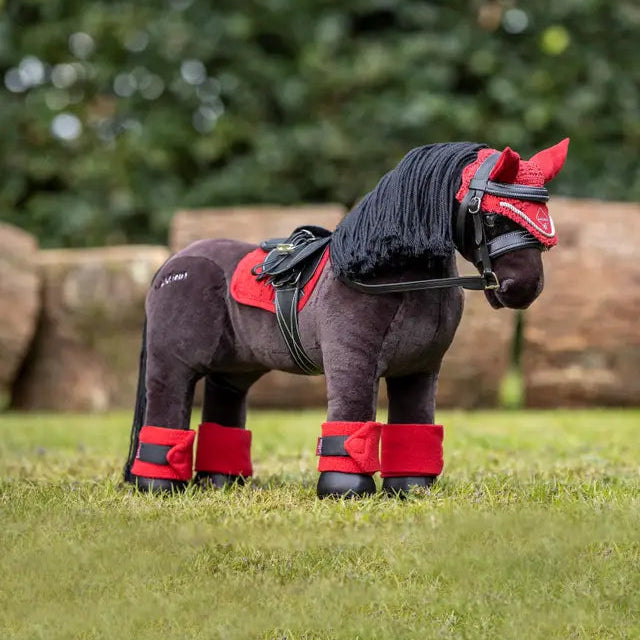 LeMieux Toy Pony Fly Hood Chilli - Miniature Horse Equipment