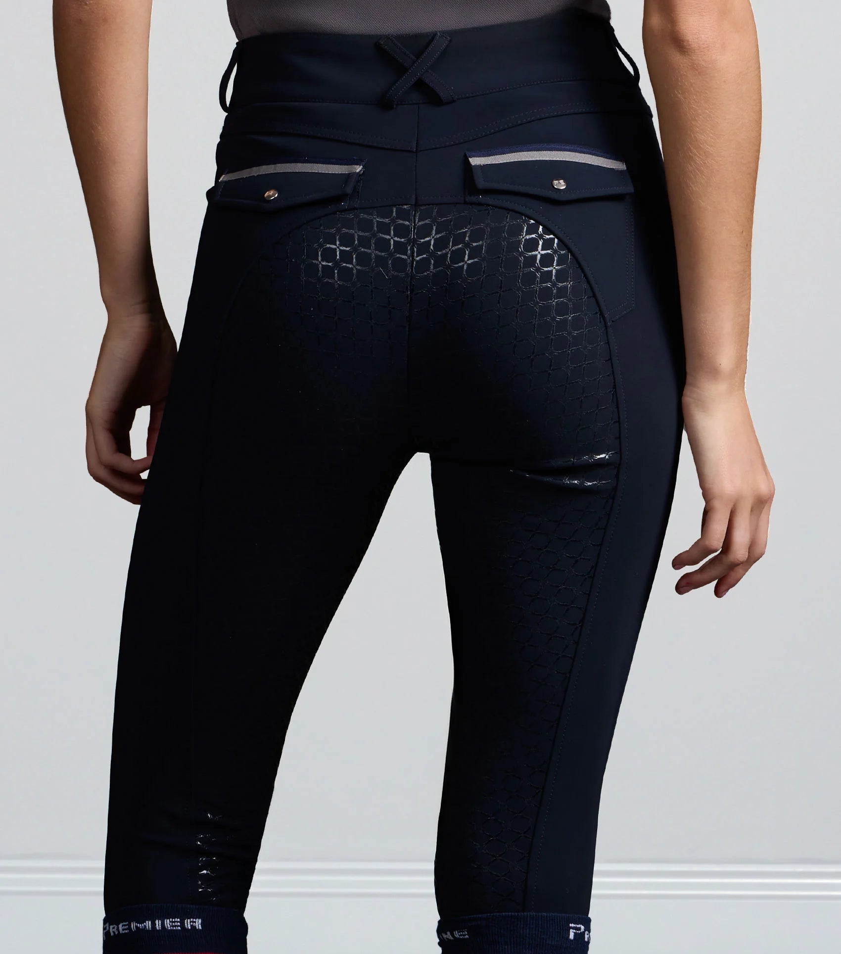 PREMIER EQUINE Riding Breeches, Full Seat, Navy, Womens, Equestrian Apparel, Stretch Fabric, Comfortable Fit, Equestrian Fashion