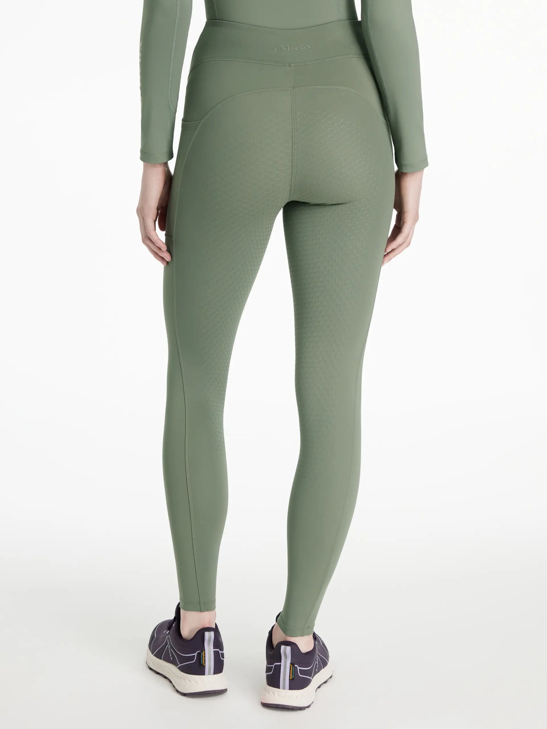 LEMIEUX NATALIE BRUSHED Pull On Rosemary Riding Leggings- Women's Equestrian Thermal Tights.