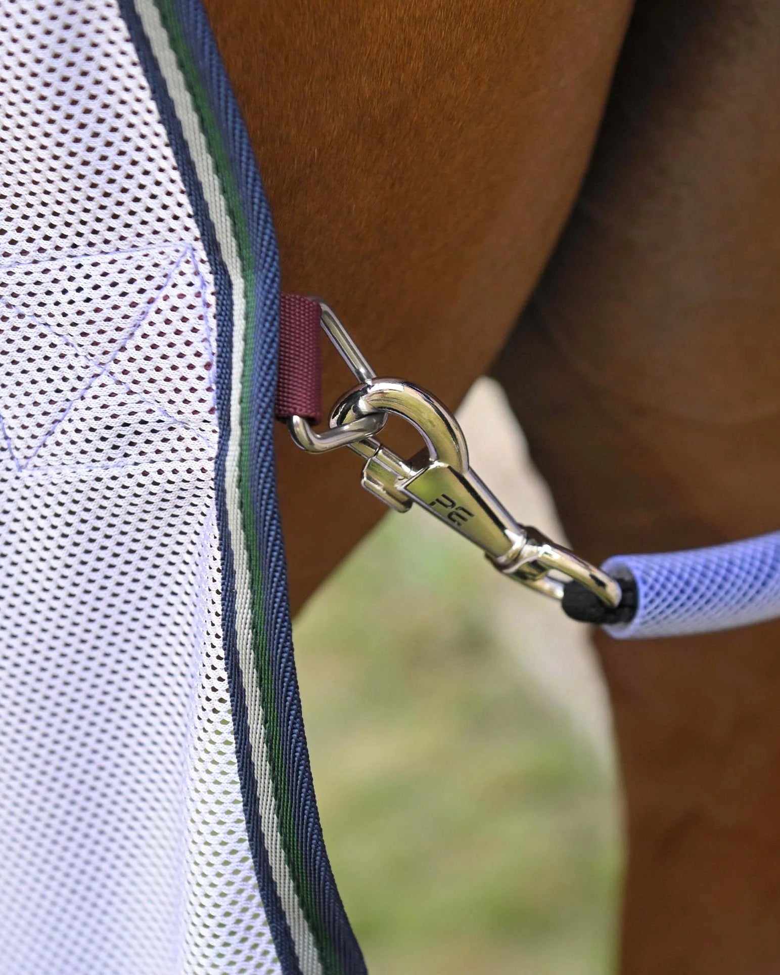 Premier Equine Combo Bug Buster Fly Rug with Belly Flap Lavender