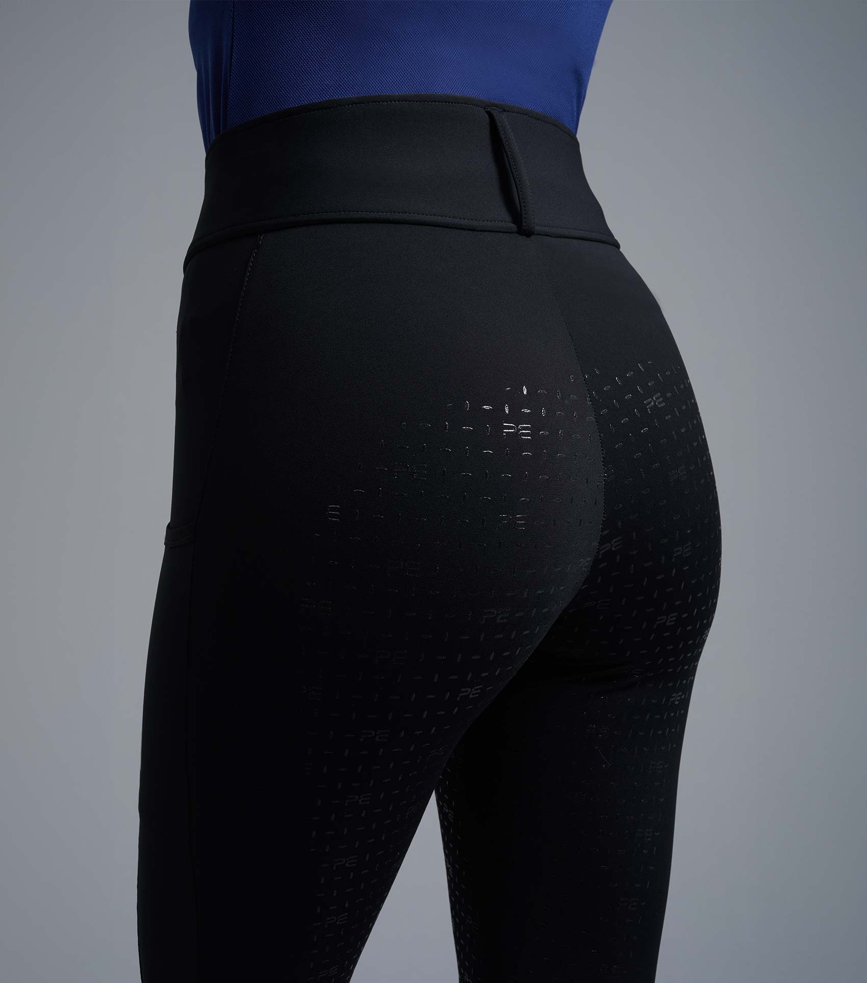 Premier Equine Concerto Black Riding Tights: Ladies Equestrian Apparel