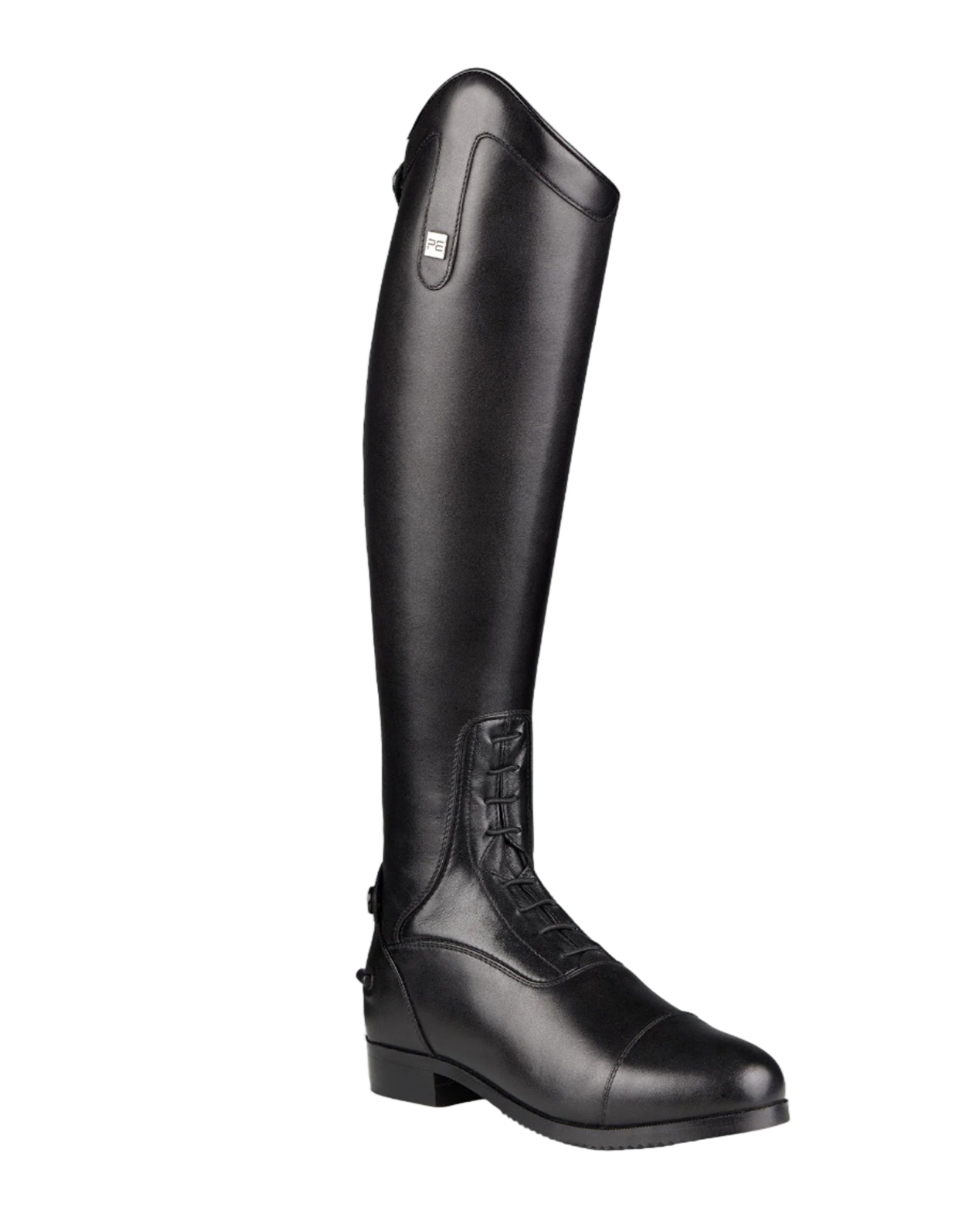 Premier Equine Courbette Leather Field Riding Boots Black - Long Riding Boots Footwear location-109746323830-outofstock UK 4