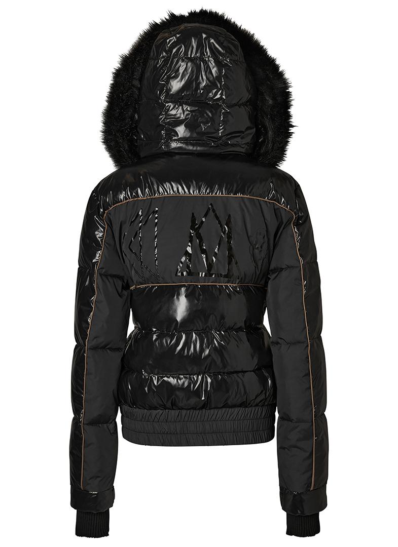 MOUNTAIN HORSE DIAMOND Jacket Black - Padded Winter Coat with Fur Hood | Equiflair
