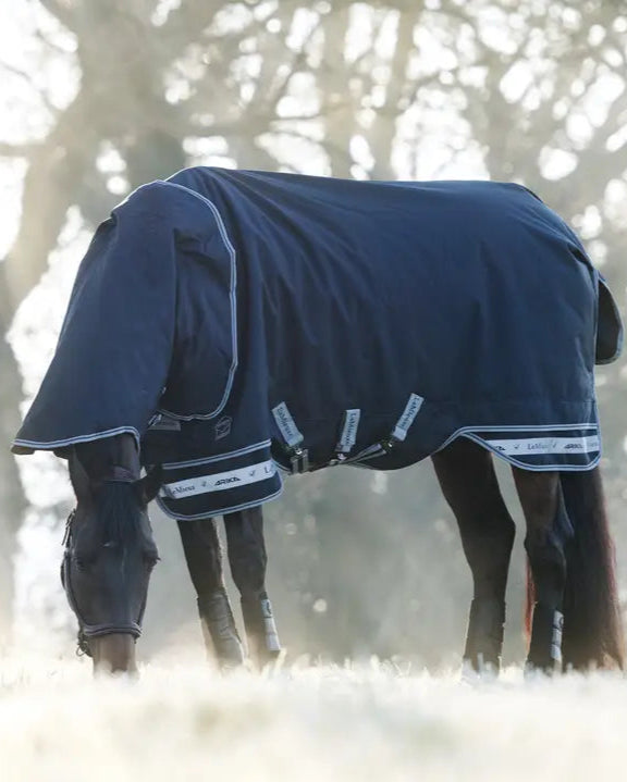 LEMIEUX ARIKA Storm-Tek 200g Navy Horse Turnout Rug: Waterproof & Durable Horse Blanket
