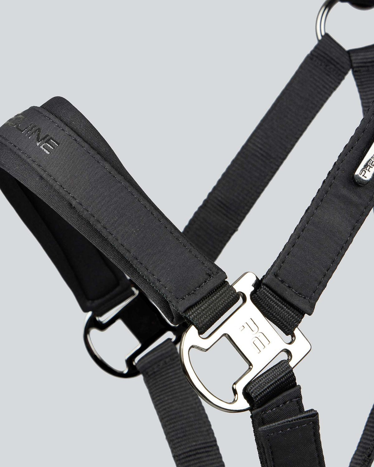 Premier Equine Duco Padded Head Collar With Lead Rope Black