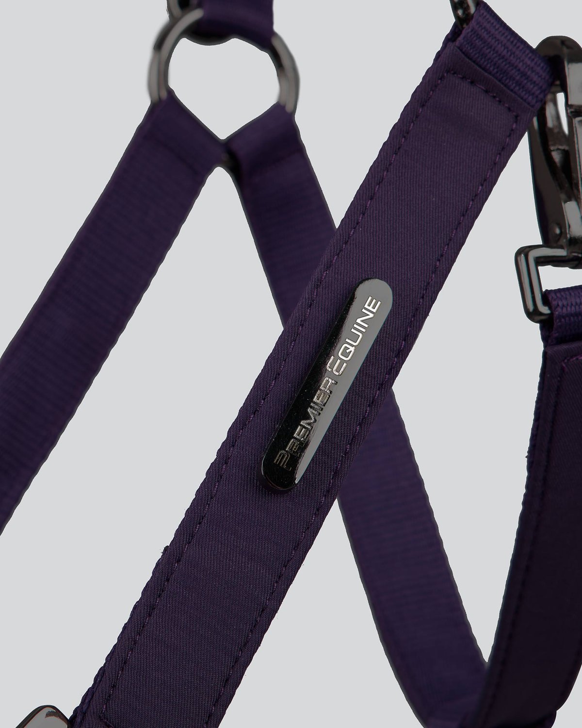 Premier Equine Duco Padded Head Collar with Lead Rope Grape