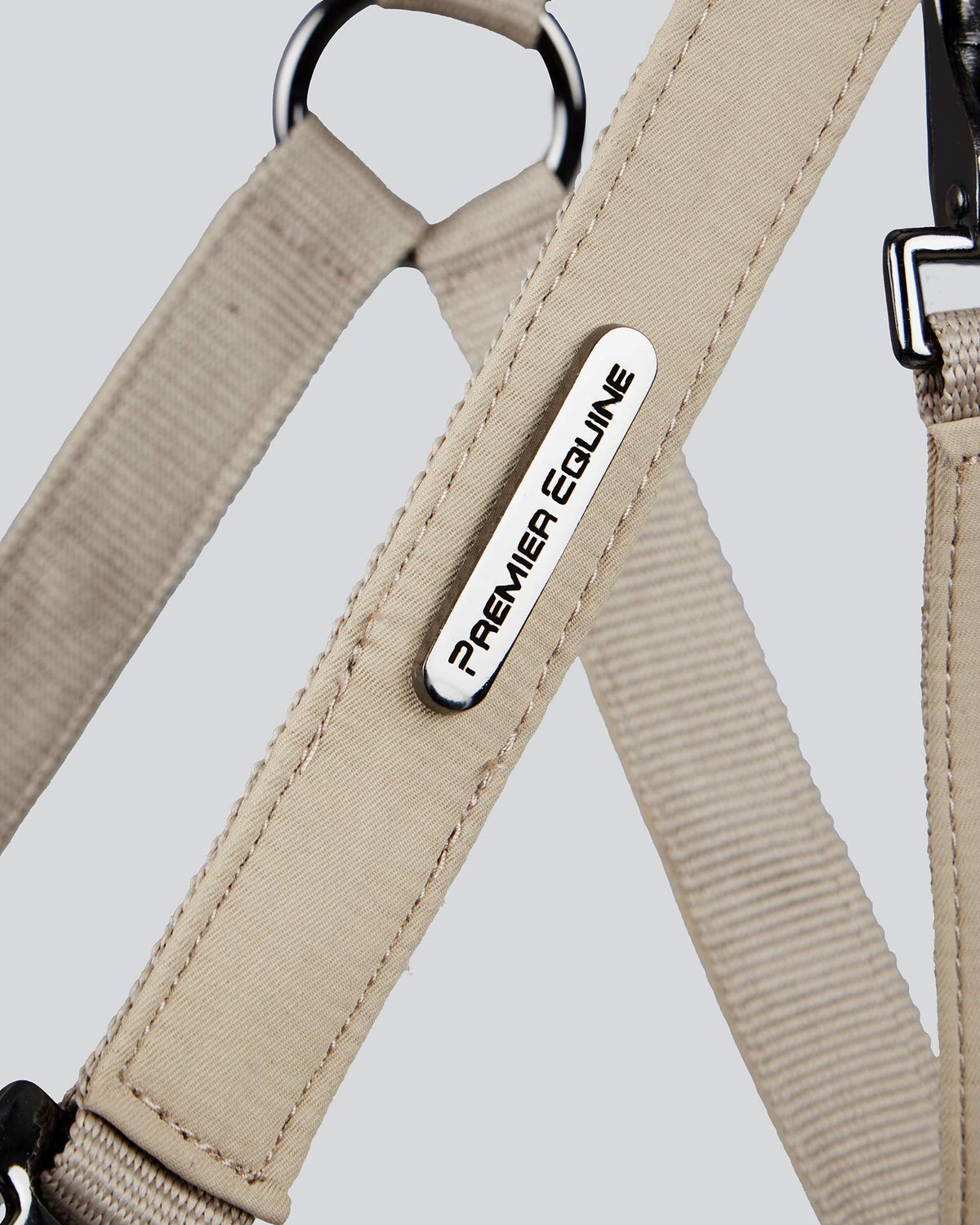 Premier Equine Duco Padded Head Collar with Lead Rope Taupe