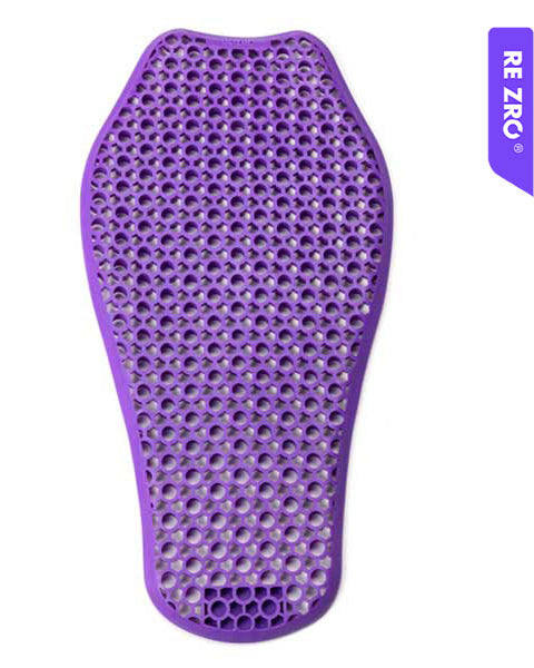 Charles Owen Eclipse REZRO Back Protector - Purple Honeycomb Detail for Equestrian Safety