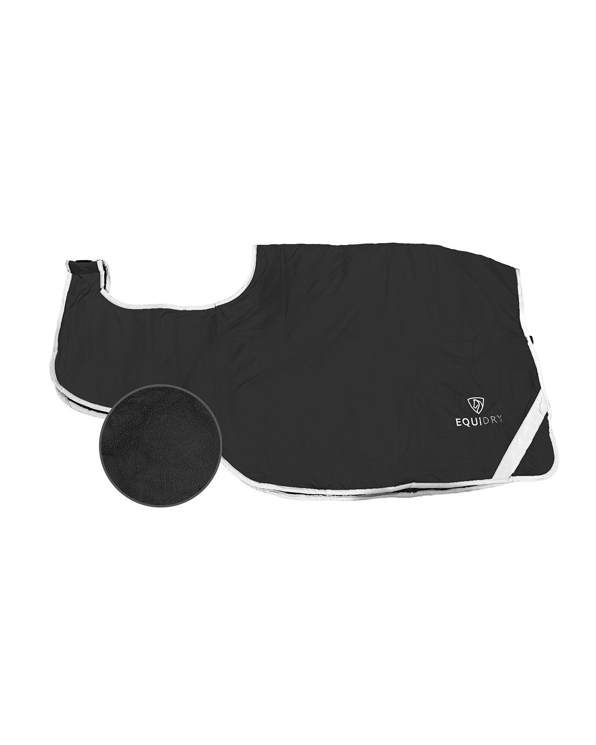 EQUIDRY Waterproof Exercise Sheet Thick Black/Black