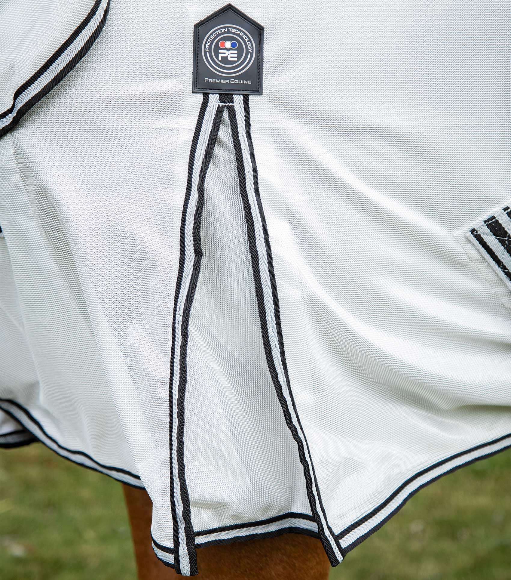 Premier Equine Fly Lite Bug Rug Silver: Horse Fly and Insect Protection | Lightweight & Breathable