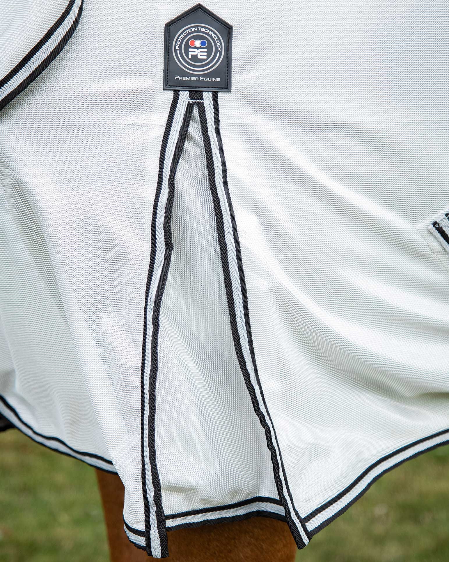 Premier Equine Fly Lite Bug Rug Silver: Horse Fly and Insect Protection | Lightweight & Breathable