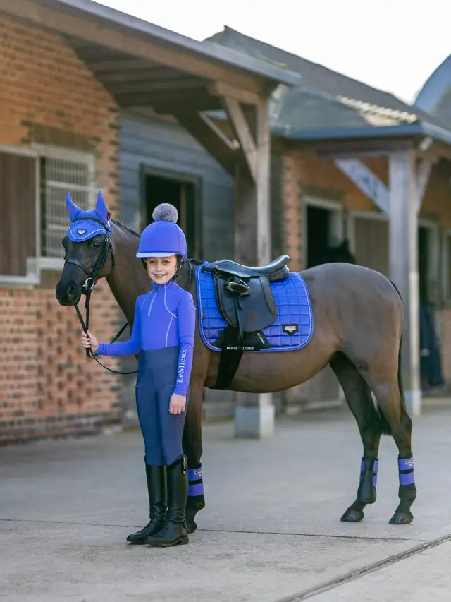 LeMieux Junior Loire Dressage Square Bluebell