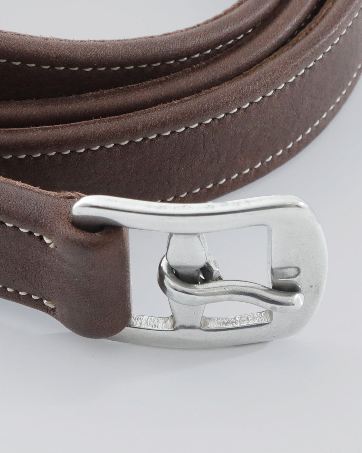 Premier Equine German Aniline Stirrup Leathers Brown