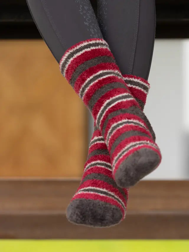LeMieux Mini Sabrina Stripe Fluffies Ember