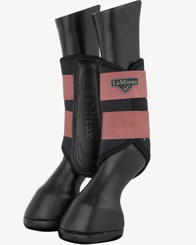 LEMIEUX Grafter Orchid Horse Boots - Brushing Boots for Horses, Schooling, Competition, and Turnout