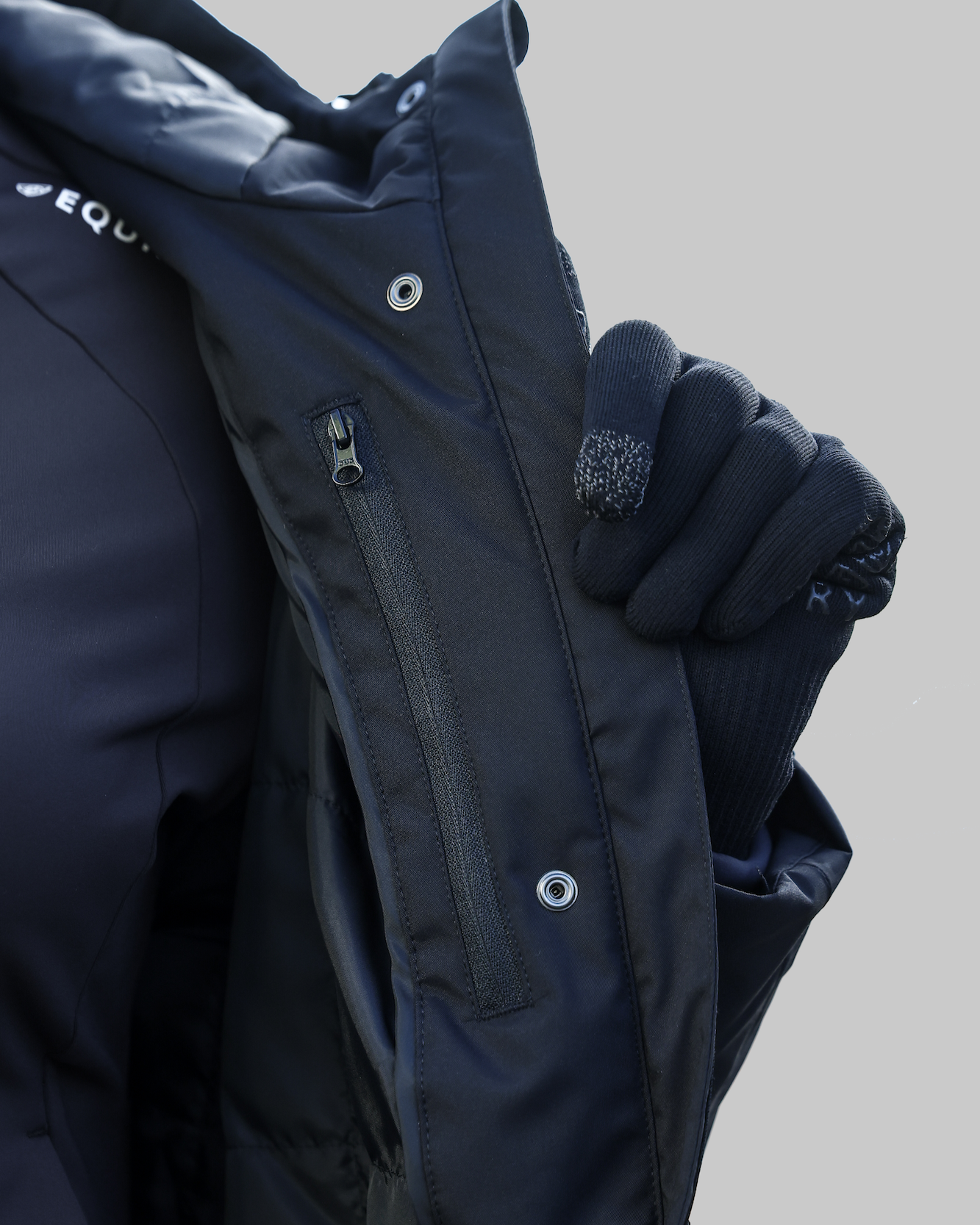 EQUIDRY Bronte Waterproof Riding Coat Women's Black