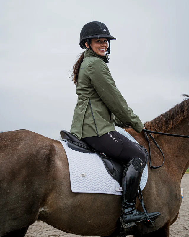 EQUIDRY Iris Warm Waterproof Riding Jacket Women's Green