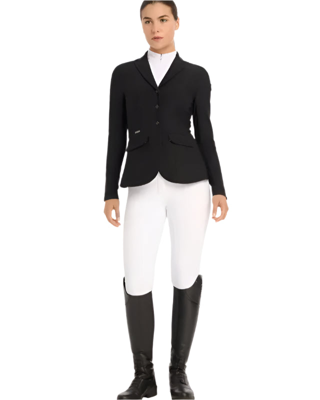 LEMIEUX Dynamiqué Black Show Jacket - Equestrian Competition Apparel for Women | Equiflair Saddlery