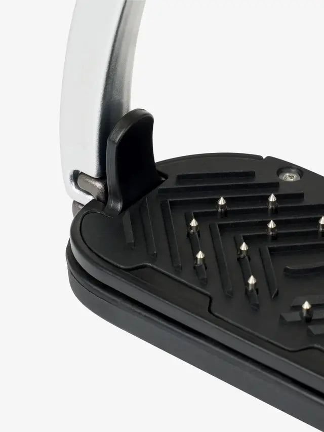 LeMieux Vector Control Stirrup Carbon/Silver: Equestrian Safety Stirrup, Equiflair - View Details