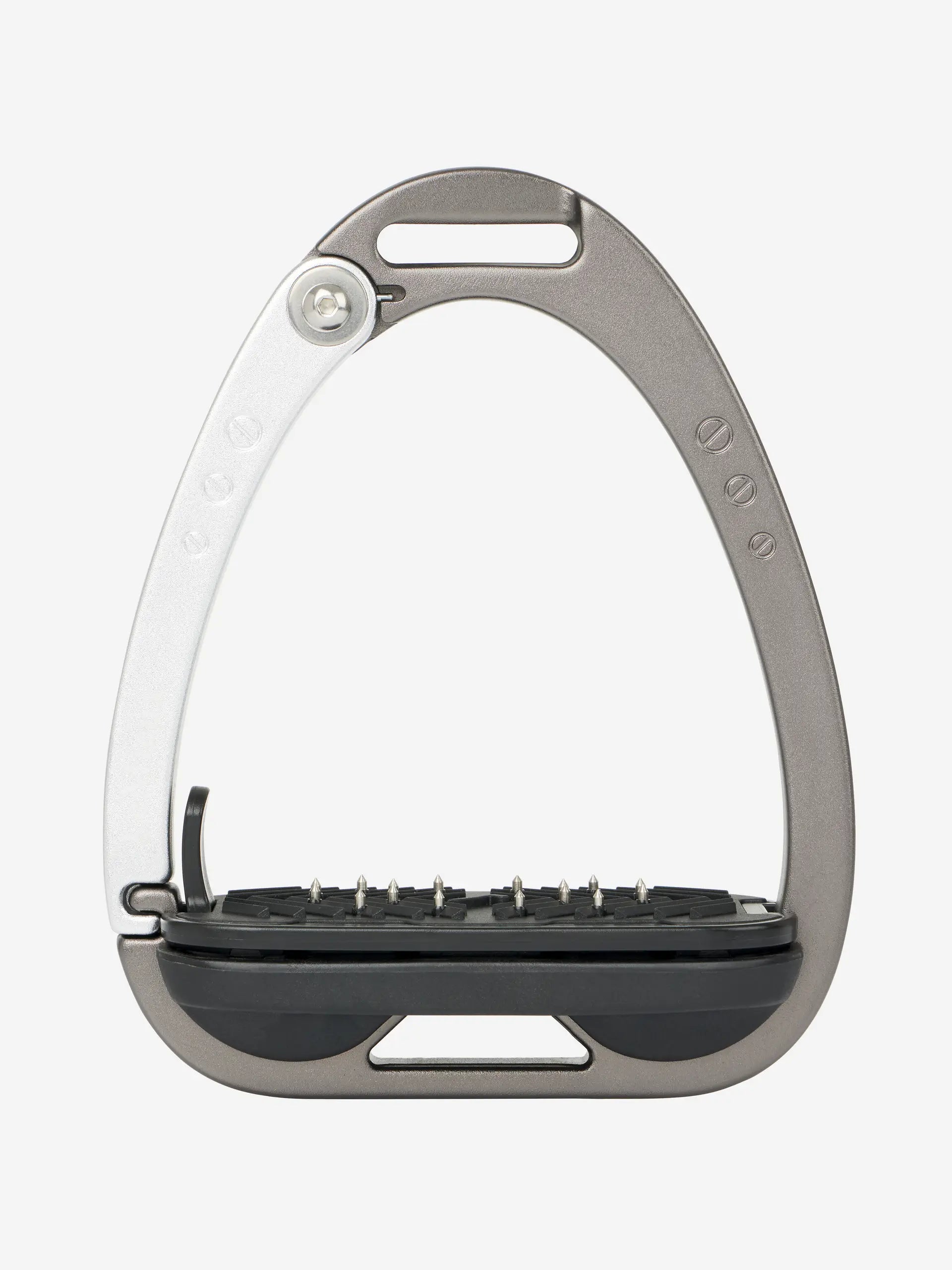 LeMieux Vector Control Safety Stirrups - Carbon/Silver Equestrian Stirrups for Horseback Riding | Equiflair