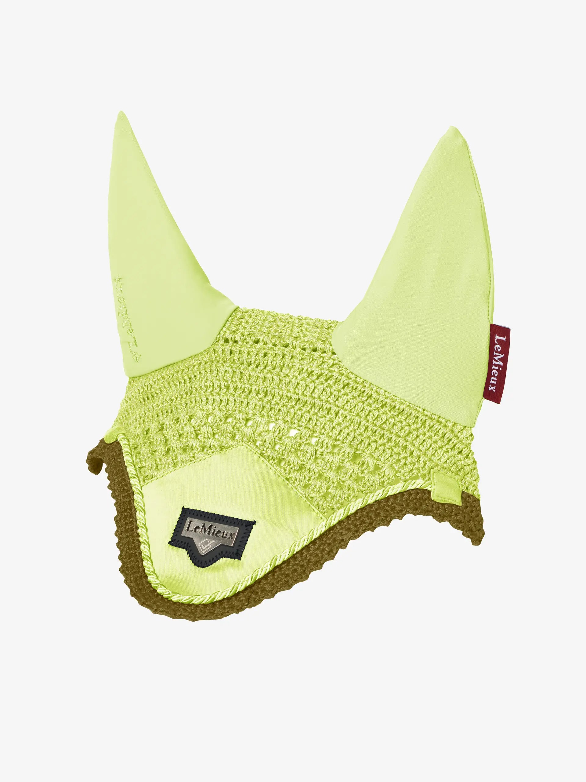 LeMieux Junior Loire Fly Hood - Equestrian Horse Bonnet Kiwi Color | Equiflair