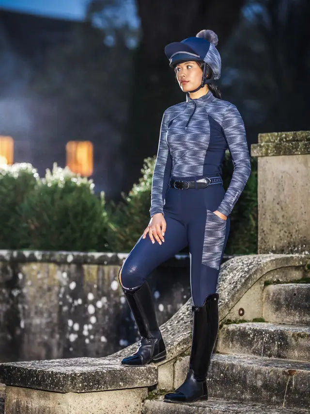 LEMIEUX ELEANOR PULL ON Navy Breeches | Equestrian Riding Apparel | Women's Riding Fashion