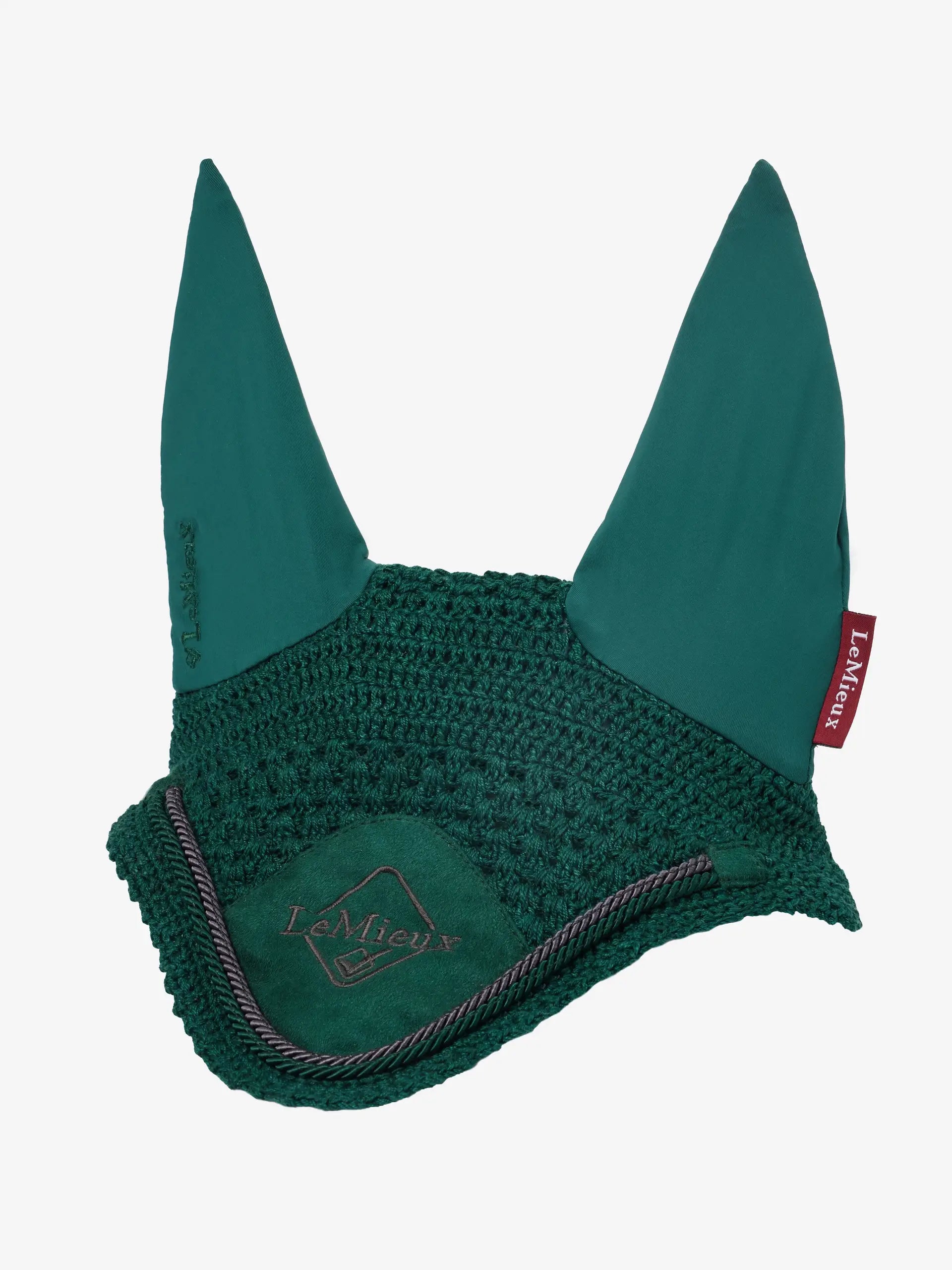 LeMieux Classic Fly Hood Spruce | Horse Fly Mask | Equestrian Protective Headwear