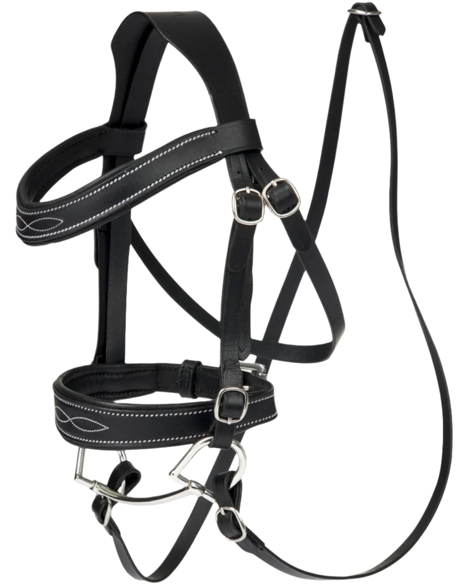 LeMieux Hobby Horse Competition Bridle Black: Show Quality Miniature Toy Bridle