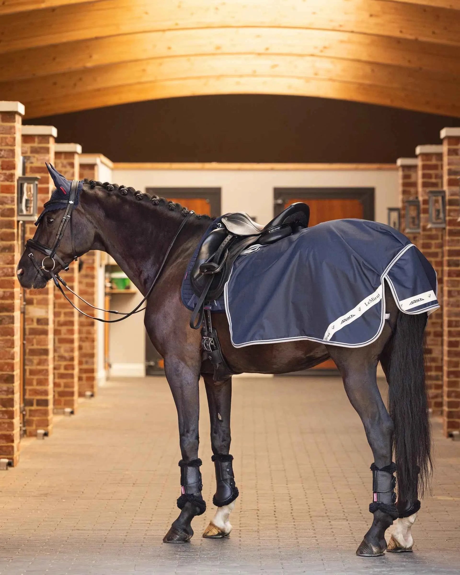 LeMieux Arika Waterproof Quarter Sheet Navy