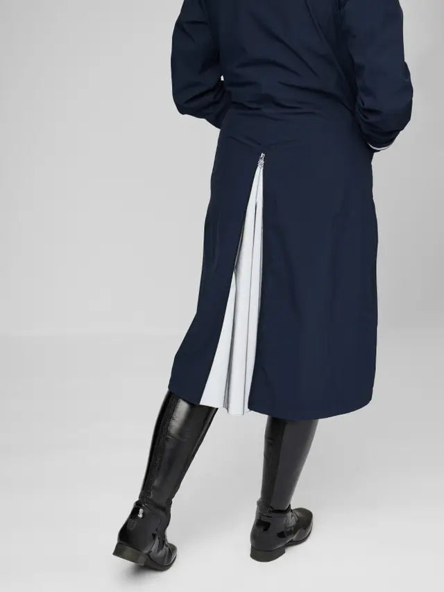 Lemieux Amelie Navy Waterproof Riding Coat with Reflective Panel & Boots