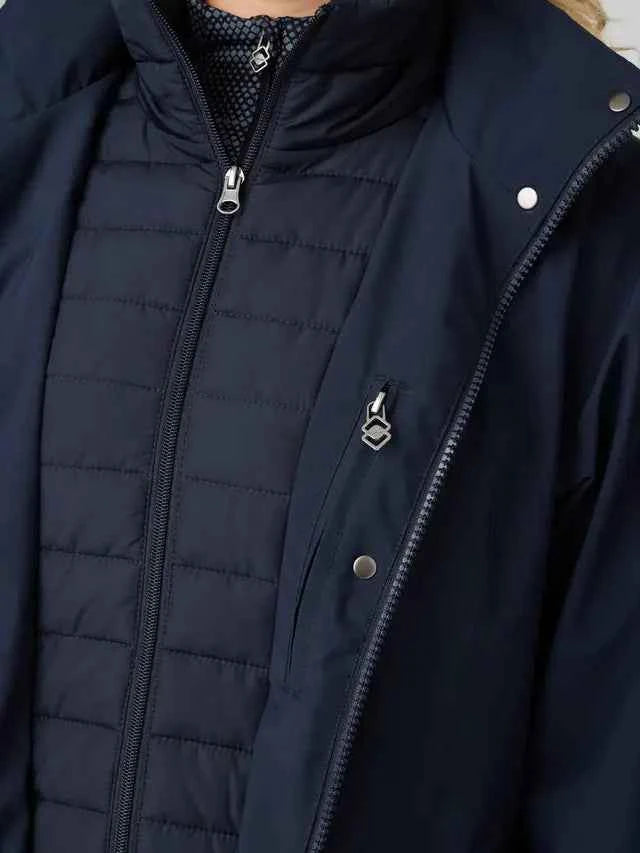 LeMieux Amelie Waterproof Lightweight Riding Coat Navy