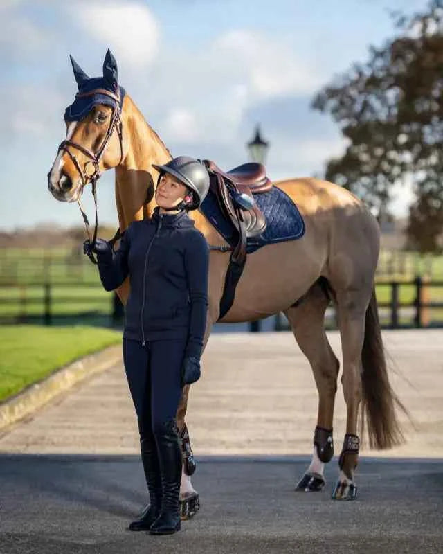 LeMieux Crystal Fly Hood Navy
