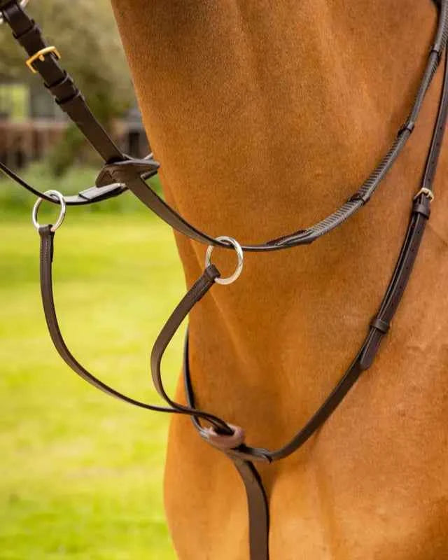 LeMieux Arika Running Martingale Brown/Silver