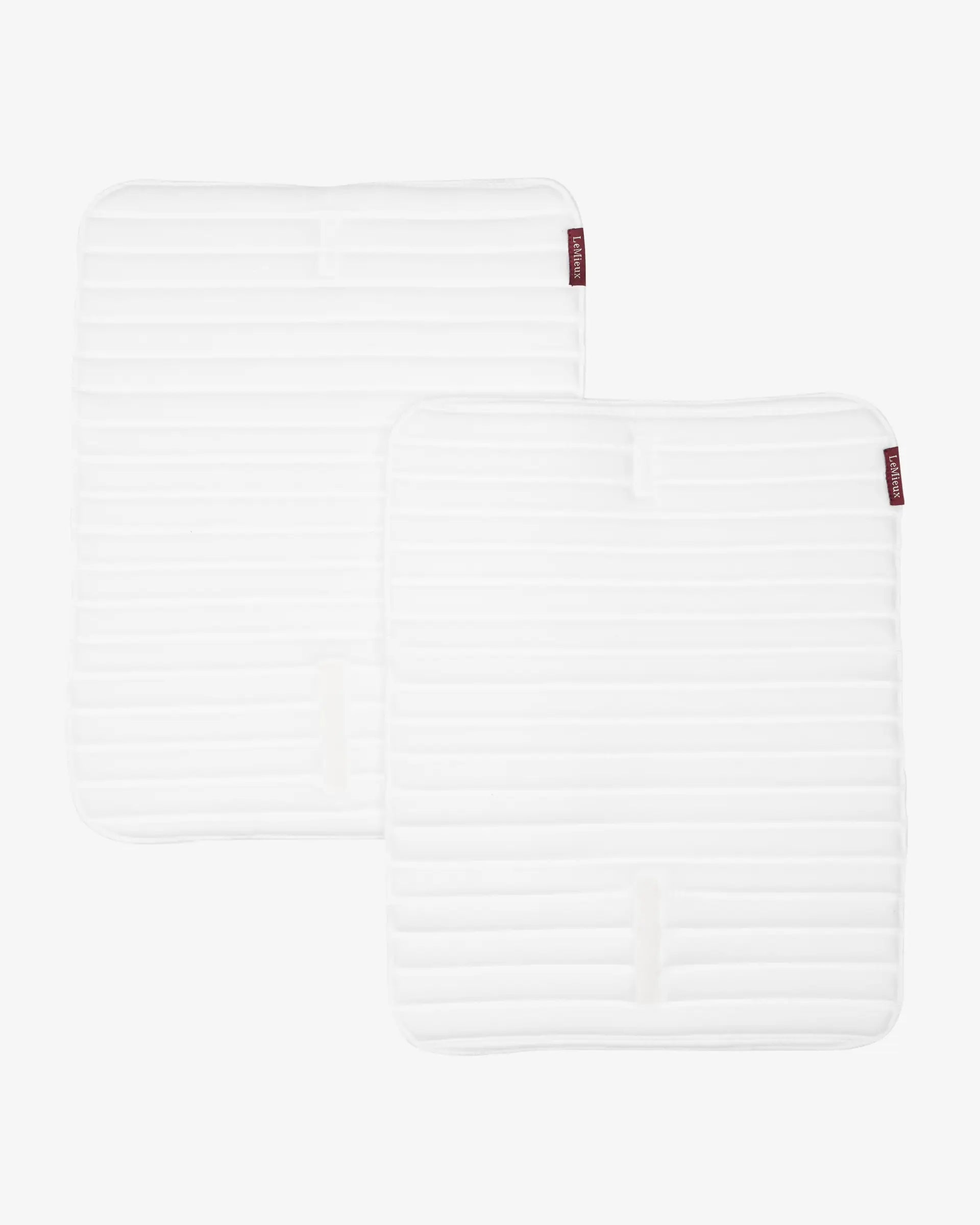 Lemieux Memory Foam Bandage Pads White - Horse Leg Protection