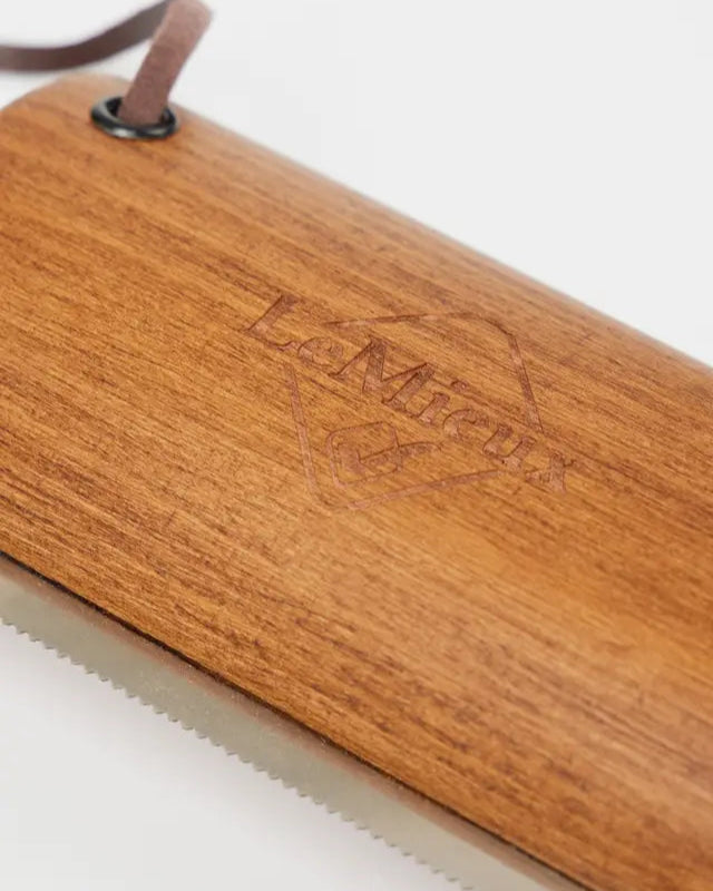 LeMieux Artisan Shedding Comb - Brown Horse Grooming Tool for Gentle Hair Removal