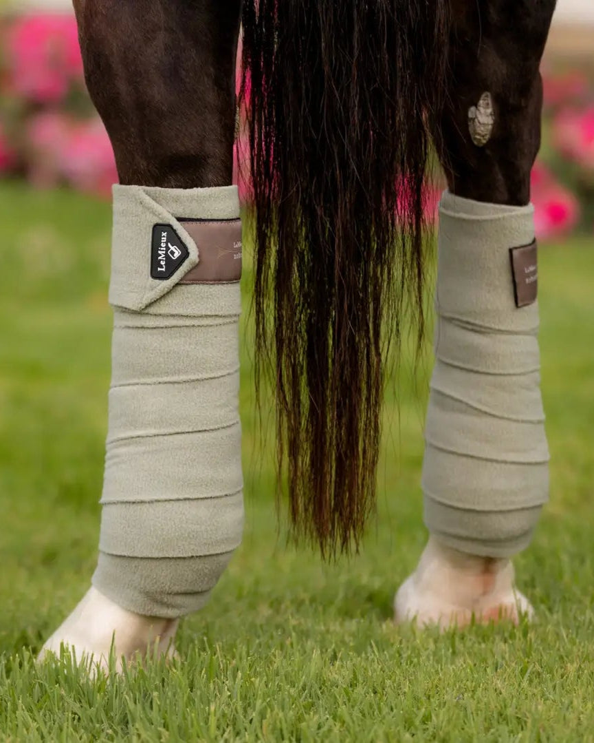 LeMieux Classic Polo Bandages Fern: Horse Leg Wraps for Protection and Style