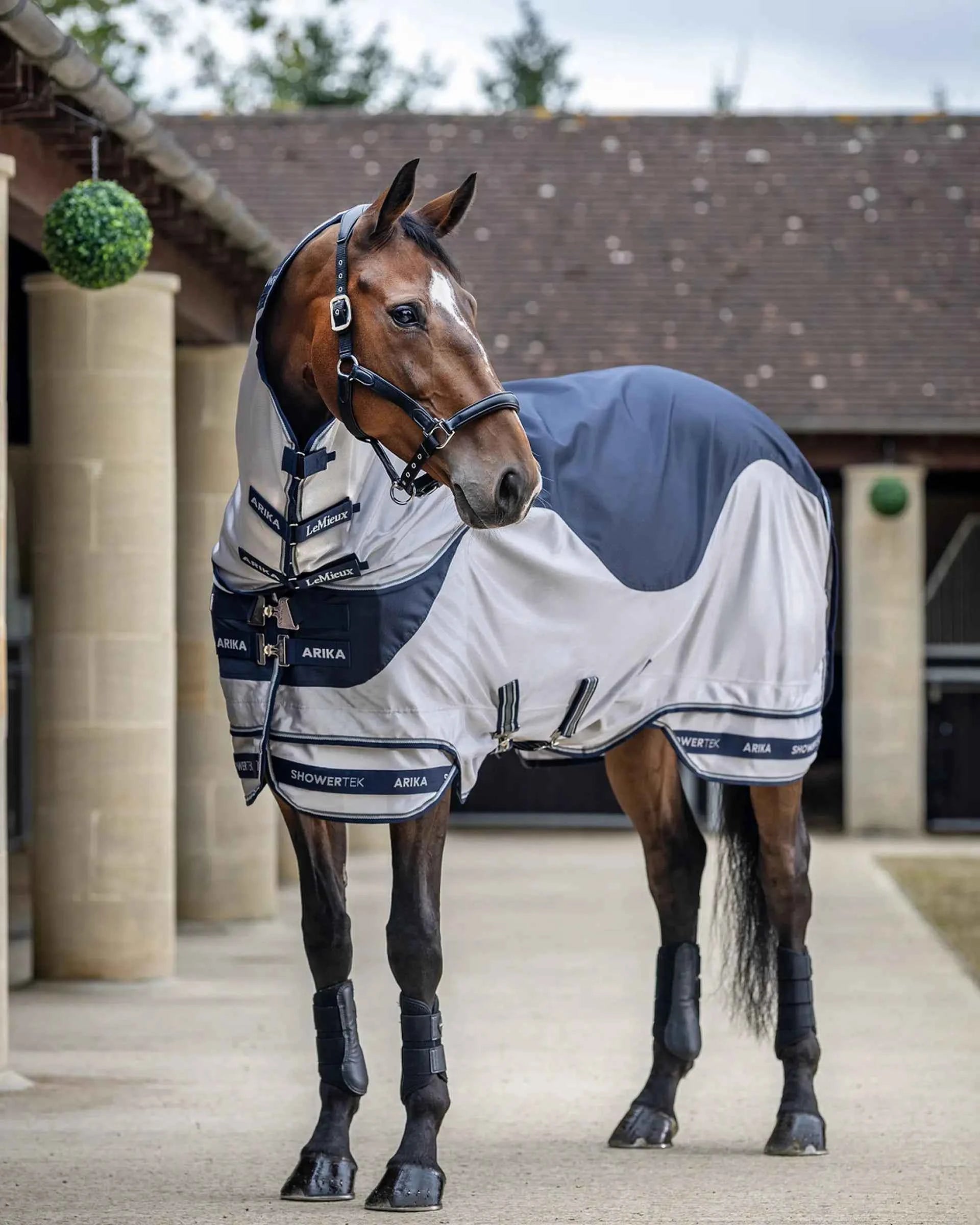 LeMieux Arika Shower-Tek Fly Rug Navy