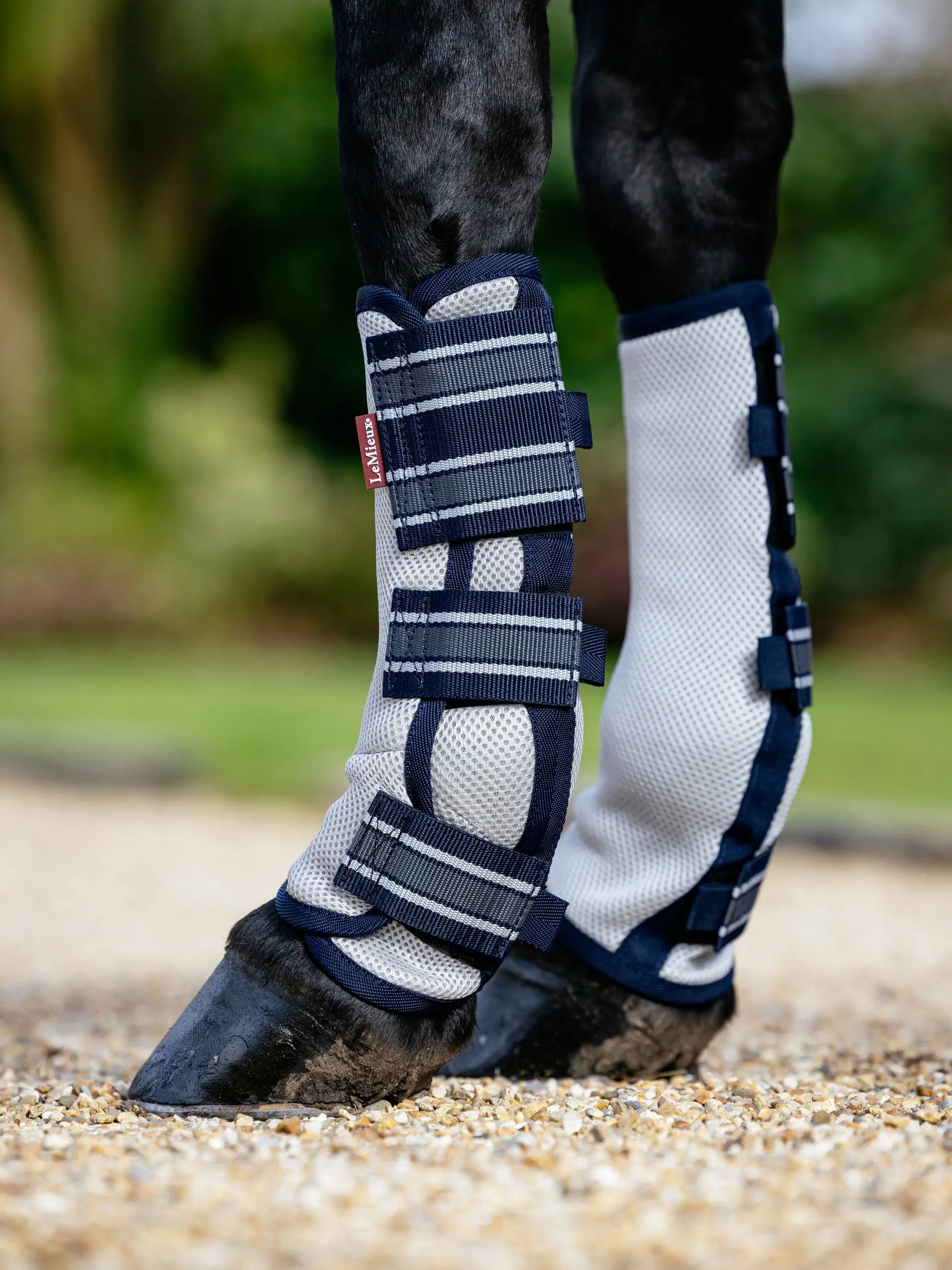 LeMieux Arika Mesh Fly Boots Navy