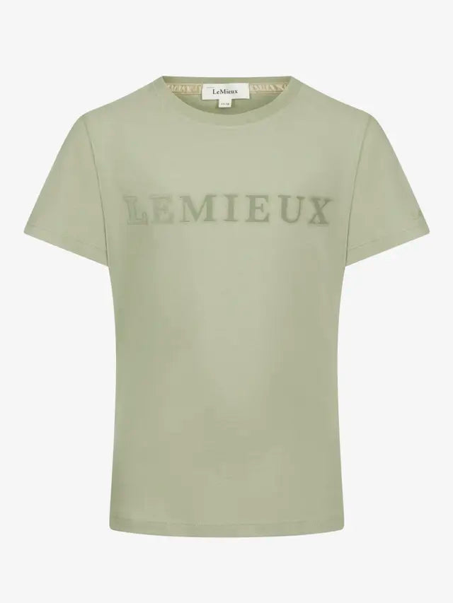 LeMieux Young Rider Arianna T-Shirt - Fern Green - Soft Cotton Jersey - Stylish Equestrian Apparel
