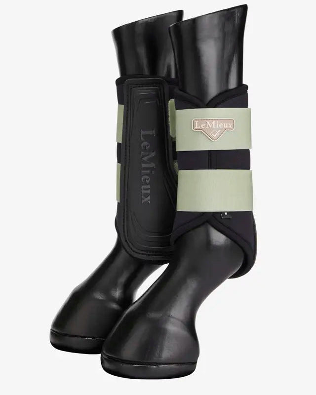 LEMIEUX GRAFTER Brushing Boots Fern - Horse Riding Equine Leg Protection for Schooling, Competitions & Turnout