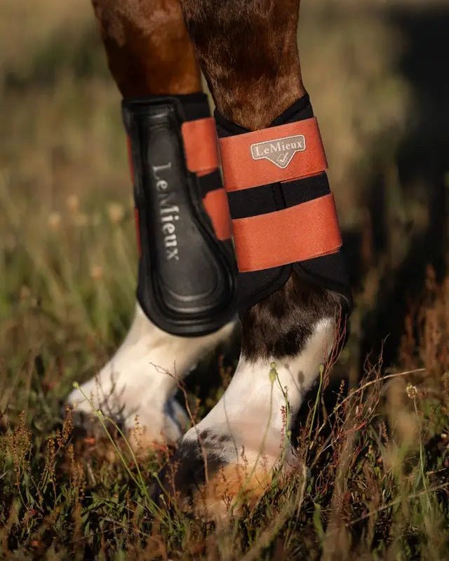 LeMieux Grafter Brushing Boots Apricot | Equiflair