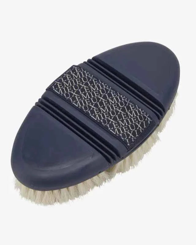 LeMieux Flexi Goats Hair Body Brush Navy
