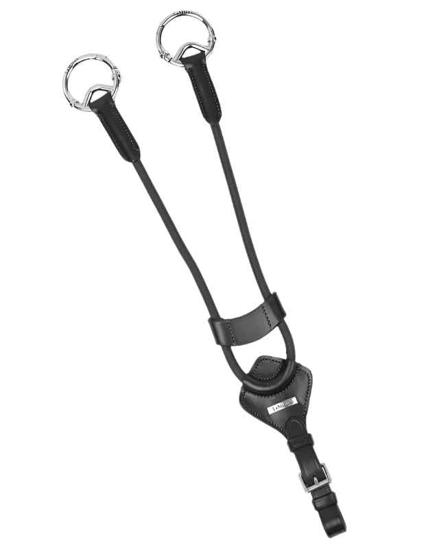 LeMieux Elasticated Martingale Attachment Black/Silver
