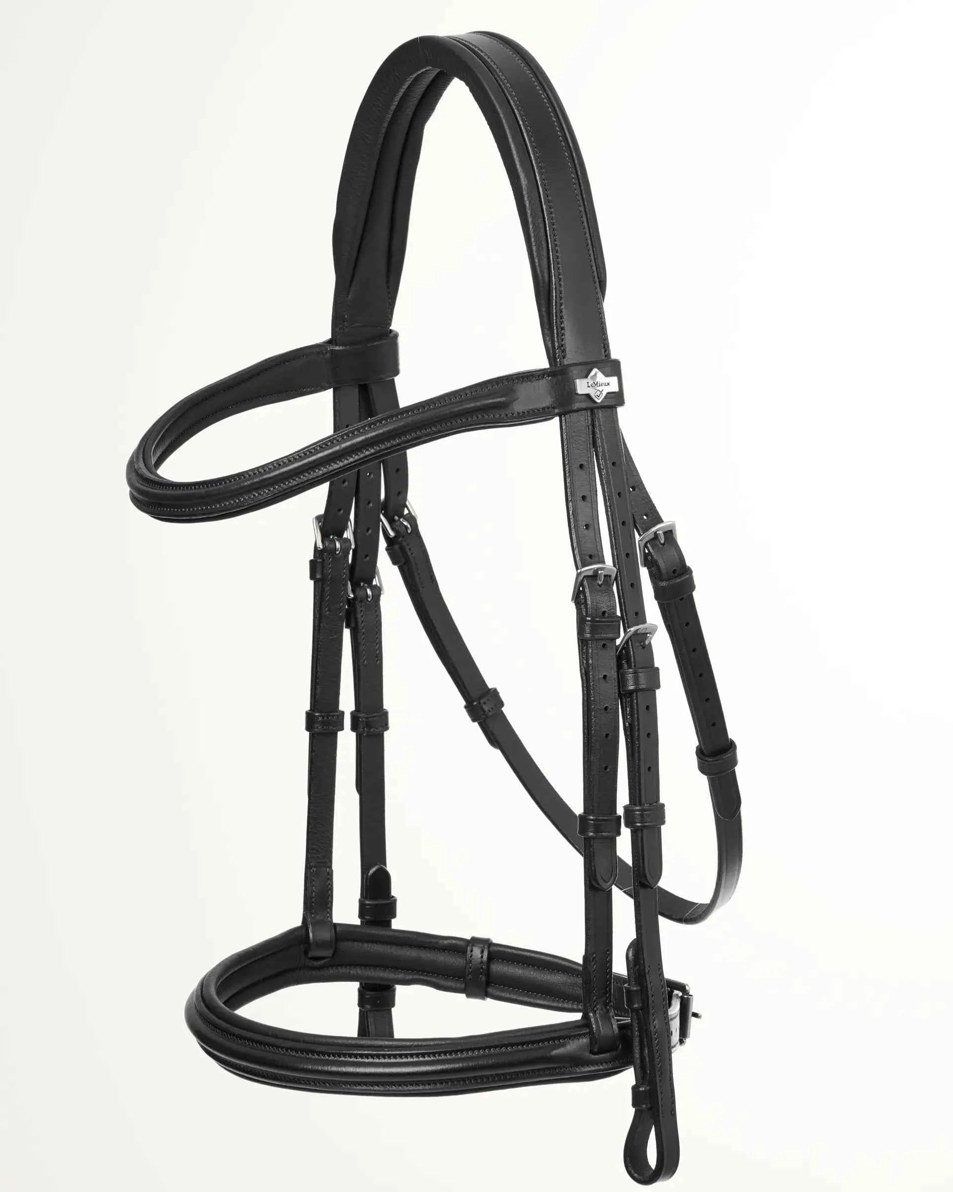 LeMieux Arika Cavesson Bridle Black/Silver